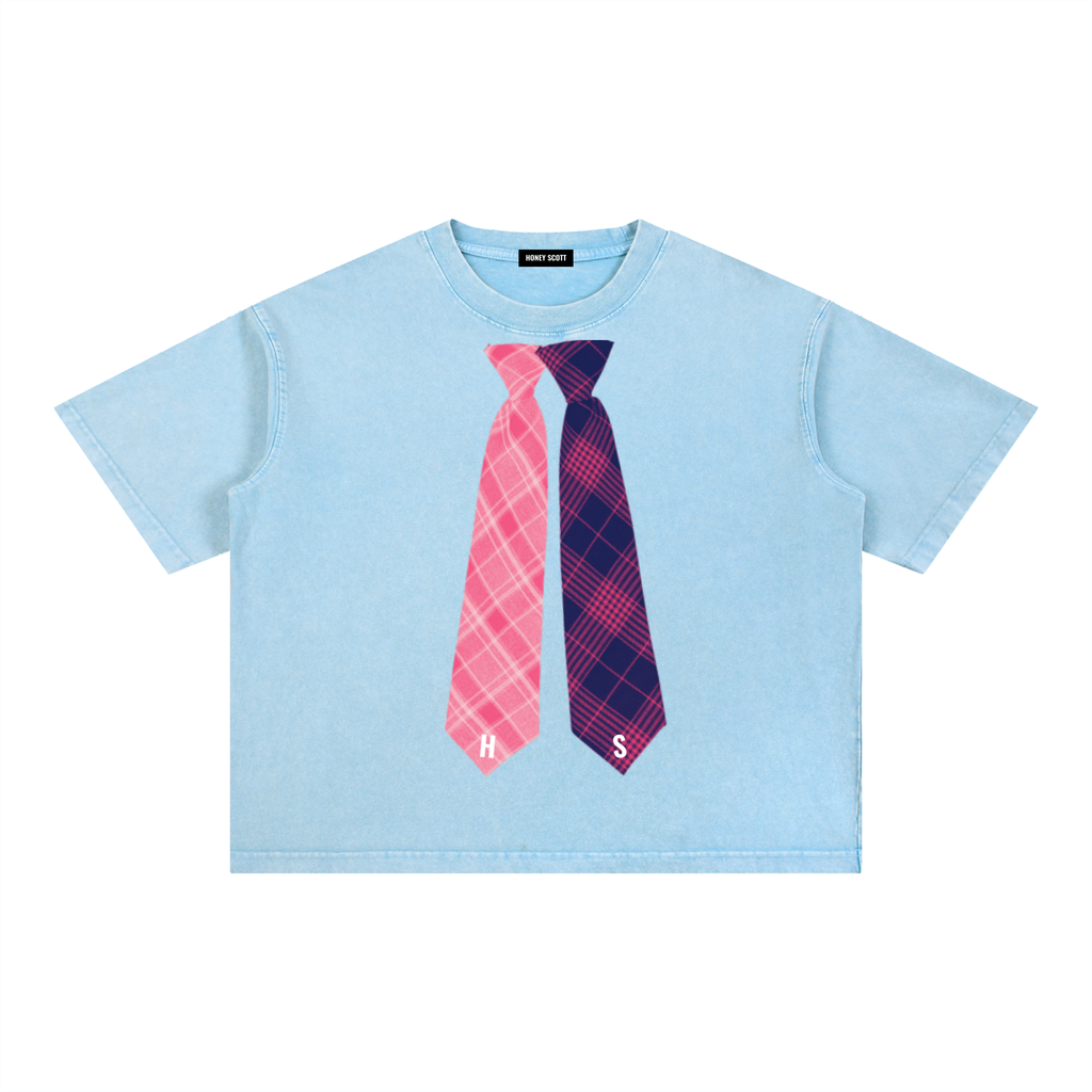 Two-Tie Pink Tee