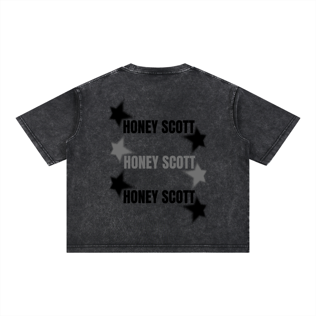 Two-Tie Black Tee
