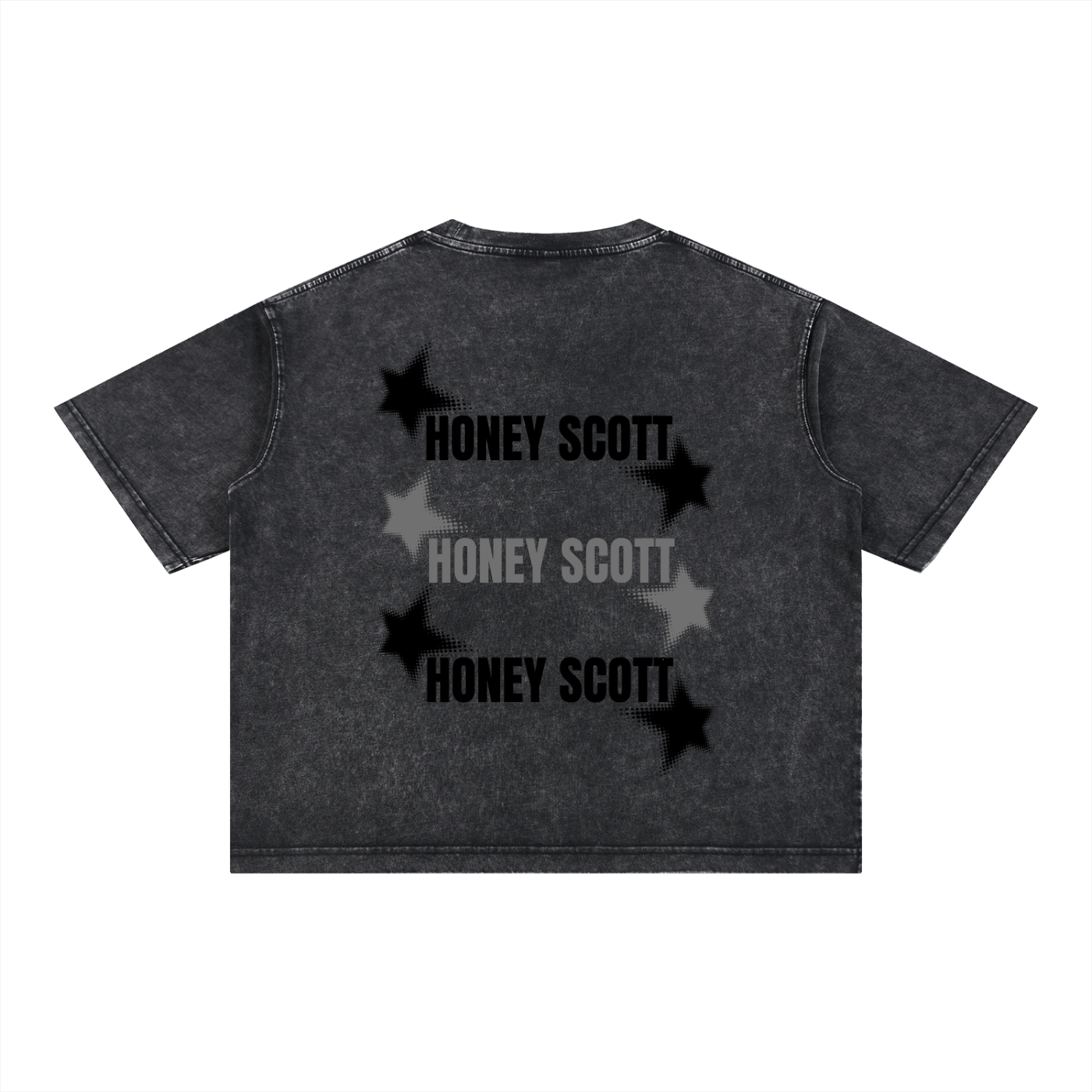 Two-Tie Black Tee