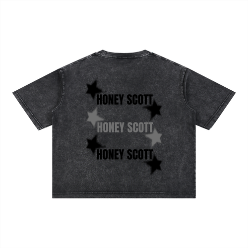 Two-Tie Black Tee