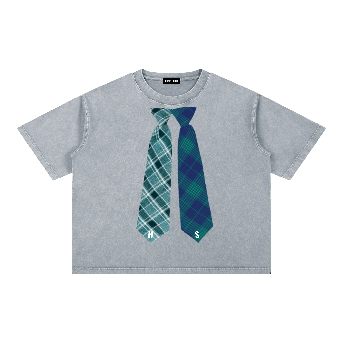 Two-Tie Green Tee